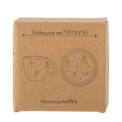 Online Bloomingville Tatiana Stelsæt, White/Orange/Red