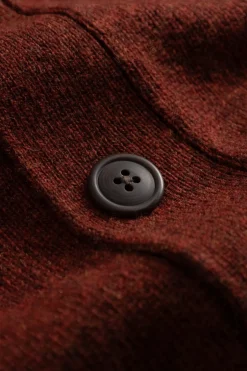 Outlet Wood Wood Tay Cardigan, , S Decadent Chocolate Melange