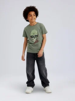 Online Name It Ted T-shirt, , 122-128 cm Shadow