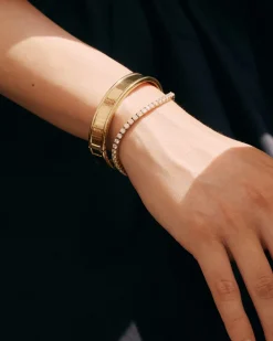 New Edblad Tennis Armbånd, , Large Gold