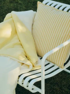 New HAY Terrazza Bold Strip Pude, , 50x50 cm Yellow