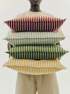 Online HAY Terrazza Bold Strip Pude, , 50x50 cm Olive