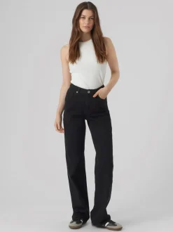 Discount Vero Moda Tessa High Rise Jeans, , W27/L32 Black