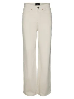 Clearance Vero Moda Tessa Højtaljede Jeans, , W31/L34 Ecru