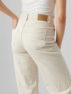 Clearance Vero Moda Tessa Højtaljede Jeans, , W31/L34 Ecru