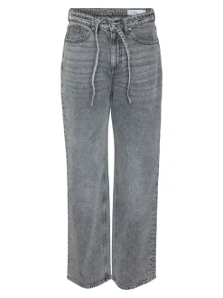 Clearance Vero Moda Tessa Wide Belt Jeans, , W29/L32 Medium Grey Denim