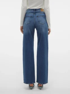 New Vero Moda Tessa Wide Jeans, , W31/L32 Medium Blue Denim