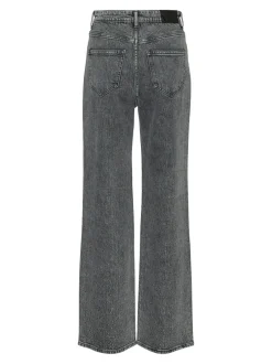 New Vero Moda Tessa Wide Studs Jeans, , W33/L32 Light Grey Denim