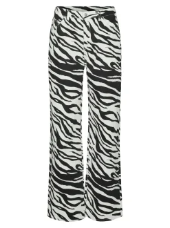 Vero Moda Tessa Wide Zebra Jeans, , W26/L32 Bright White