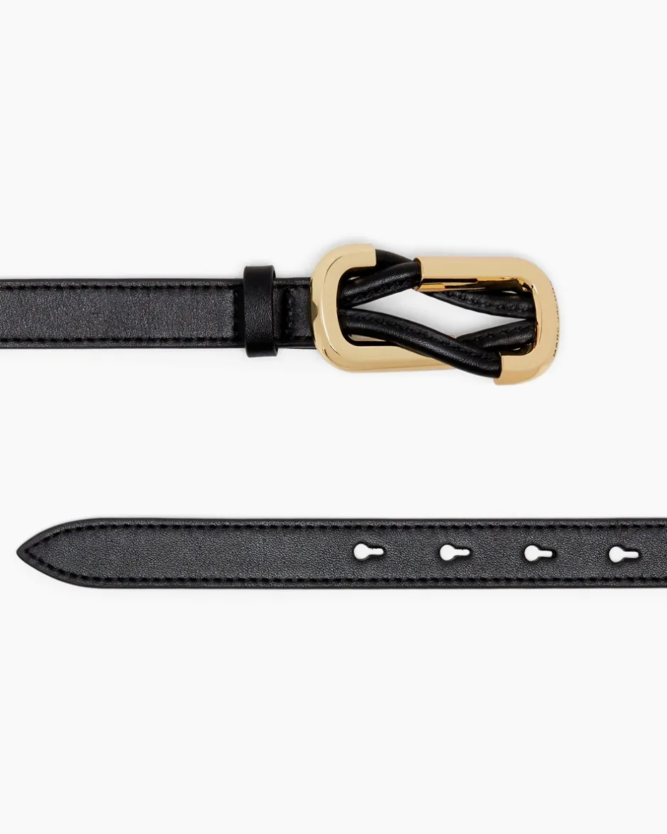 Hot Marc Jacobs The Dual Bælte, , L/XL Black/Gold