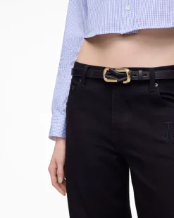 Hot Marc Jacobs The Dual Bælte, , L/XL Black/Gold