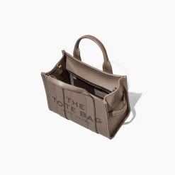 Online Marc Jacobs The Leather Small Tote Bag, Cement