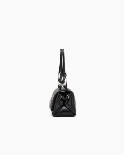 Discount Marc Jacobs The Quilted Mini Dual Skuldertaske, Black