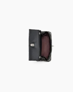 Discount Marc Jacobs The Quilted Mini Dual Skuldertaske, Black