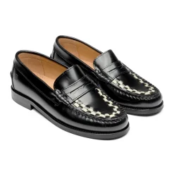 Sale Playboy Footwear The Sofia Loafers, , 37 Black/White