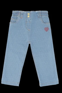 Hust & Claire Theresa Dotty Denim Jeans, , 122 cm*Børn Jeans