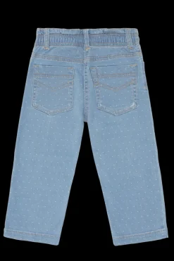 Hust & Claire Theresa Dotty Denim Jeans, , 122 cm*Børn Jeans