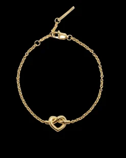 Jane Kønig Tied Heart Armbånd, , 16-18 cm*Dame Armbånd