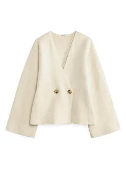 Best By Malene Birger Tinley Cardigan, , S Soft White