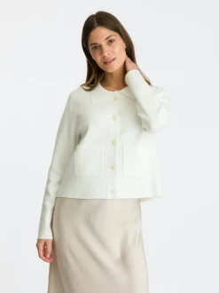 Hot Neo Noir Tippi Knit Cardigan, , 34 Off White