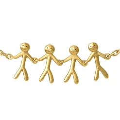 Clearance byBiehl Together Family 4 Armbånd, , 19,5 cm Guld