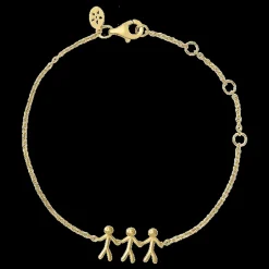 Outlet byBiehl Together Family 3 Armbånd, , 19,5 cm Gold Plated