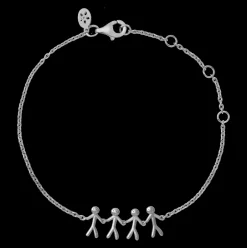 byBiehl Together Family 4 Armbånd, , 19,5 cm Sølv