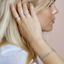 byBiehl Together Family 4 Armbånd, , 19,5 cm Sølv