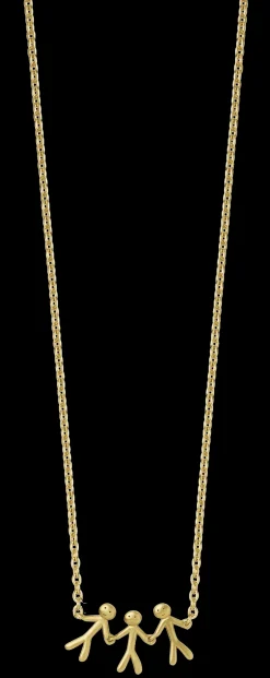 Clearance byBiehl Together Family 3 Halskæde, , 45 cm Gold Plated