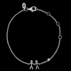 Outlet byBiehl Together My Love Armbånd, , 19,5 cm Silver