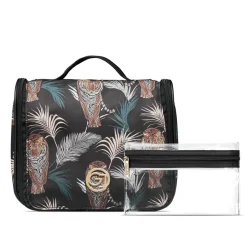 Best Gillian Jones Toilettaske, Tiger & Palm Tree Tiger & Palm Tree