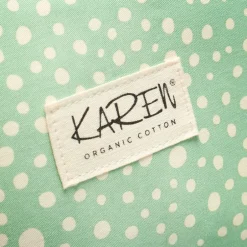 Discount Karen Toilettaskesæt, Green/Yellow Dots