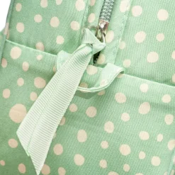 Discount Karen Toilettaskesæt, Green/Yellow Dots