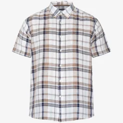 Signal Tom Linen Check Skjorte, , XXL* Skjorter