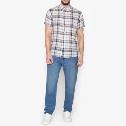 Signal Tom Linen Check Skjorte, , XXL* Skjorter