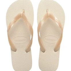 New Havaianas Top Senses Klipklapper, , 35/36 Beige Straw