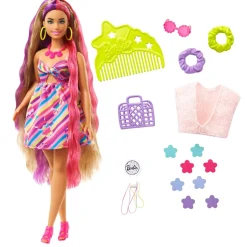 Barbie Totally Hair Dukke*Børn Dukker & Tilbehør
