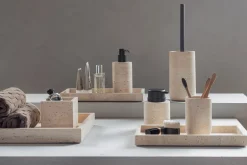Mette Ditmer Travertine Lav Sæbedispenser,* Dispensere & Tandkrus