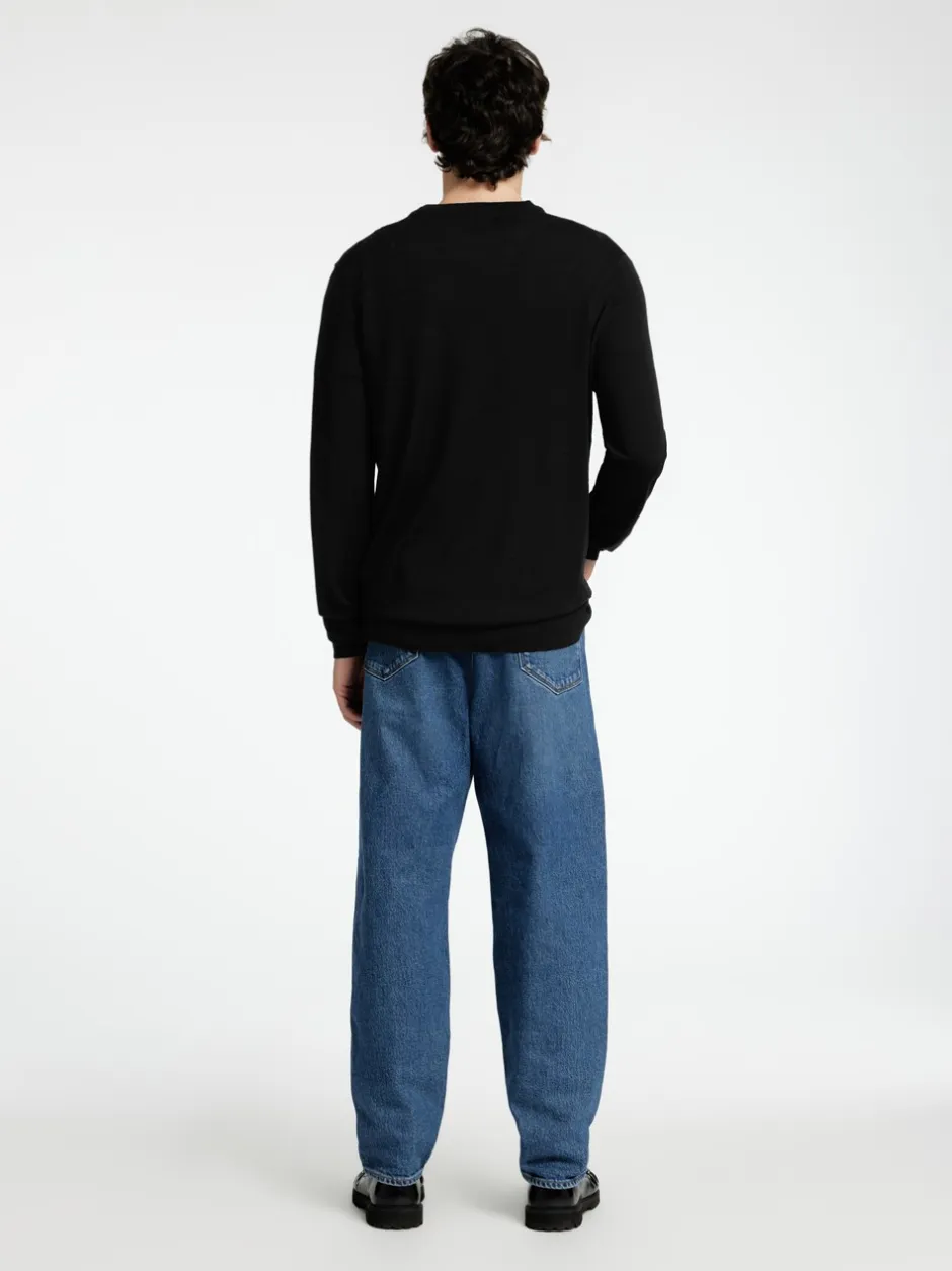 Outlet Selected Homme Tray Merino Striktrøje, , XXL Black