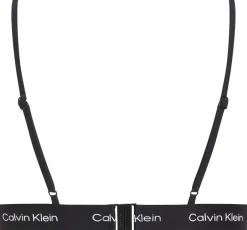 Hot Calvin Klein Triangle Bikinitop, , XL Black