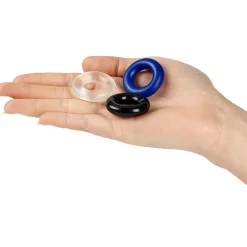 Baseks Triple Penisring Sæt* Sexlegetøj