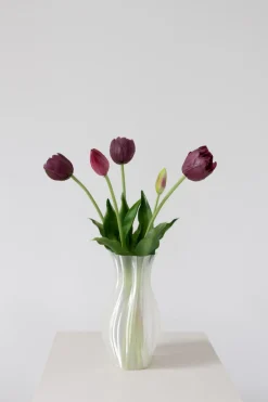 Best Bloom Objects Tulipaner Kunstige Blomster, Bordeaux