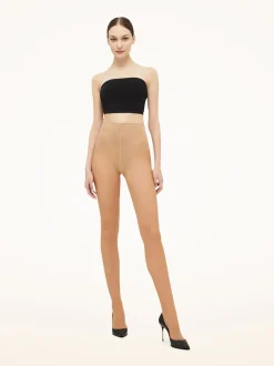 Sale Wolford Tummy 20 Control Top Tights, , S Gobi