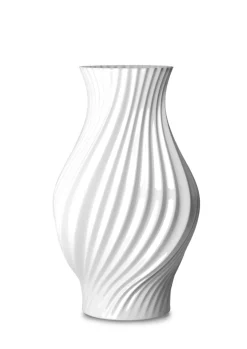 Sale Lyngby Porcelæn Twist Vase, White