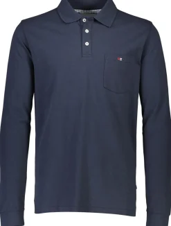 Best Bison Twisted Piqué Polo, , XXL Navy