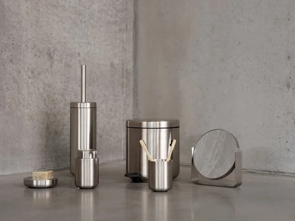 Discount Zone Ume Pedalspand, Brushed Steel