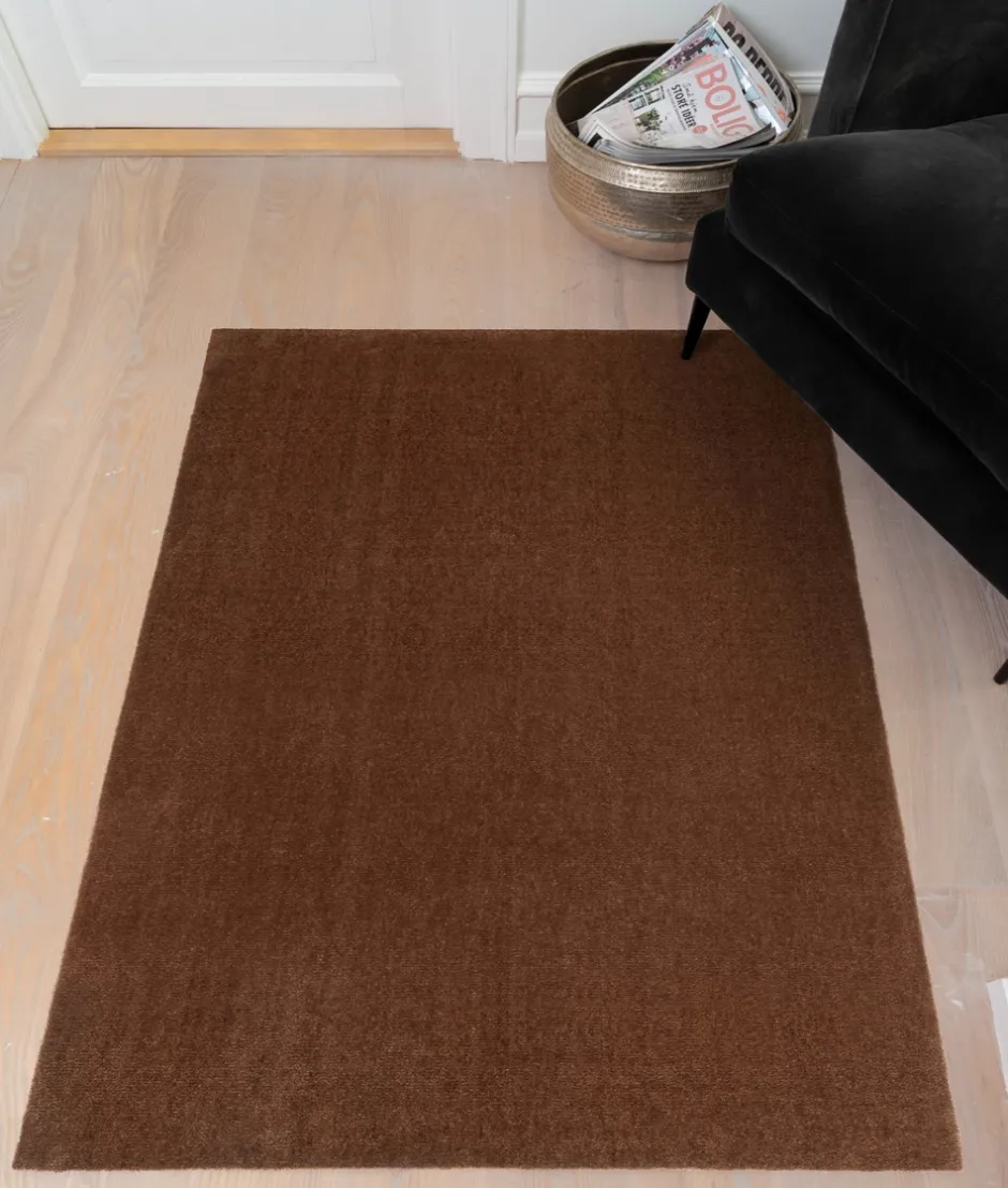 Online Tica Copenhagen Unicolor Gulvtæppe, , 90x130 cm Cognac