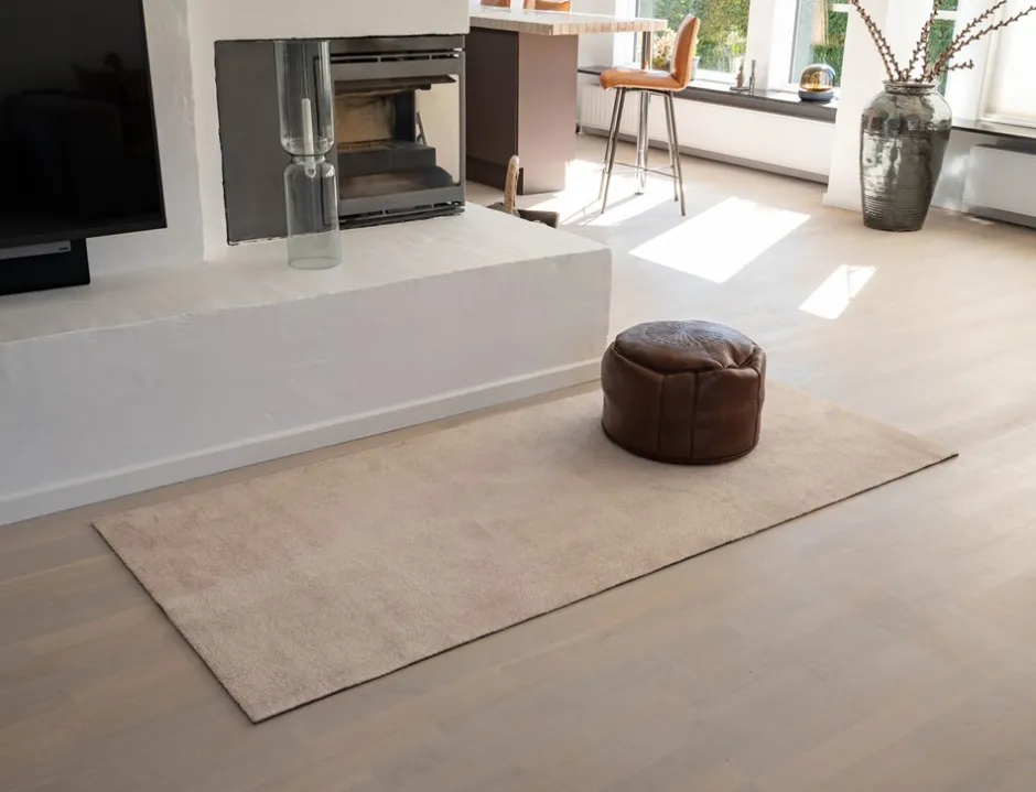 Best Tica Copenhagen Unicolor Gulvtæppe, , 90x200 cm Ivory