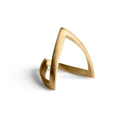 New Jane Kønig V Ring, , 50 Guld