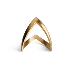 New Jane Kønig V Ring, , 50 Guld